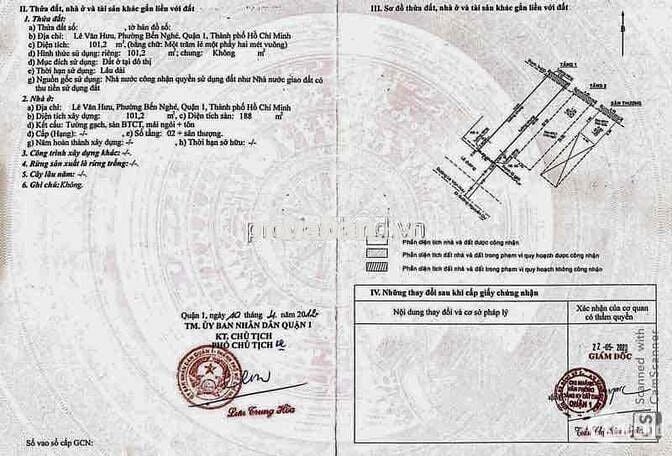 SIÊU PHẨM HXH PHƯỜNG BẾN NGHÉ, Q1-TRỤC LÊ VĂN HƯU SẦM UẤT. GIÁ 7TỶ980