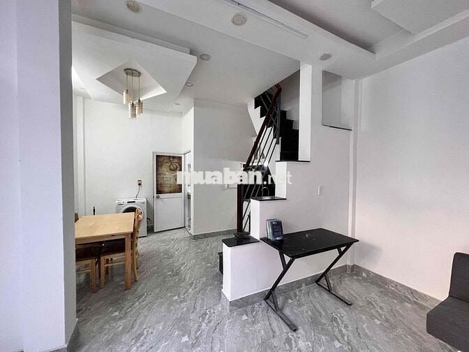 cho thuê nhà hẻm 48/ hồ biểu chánh pn dt:6x6 trệt lầu 2wc 2pn 1pk bếp