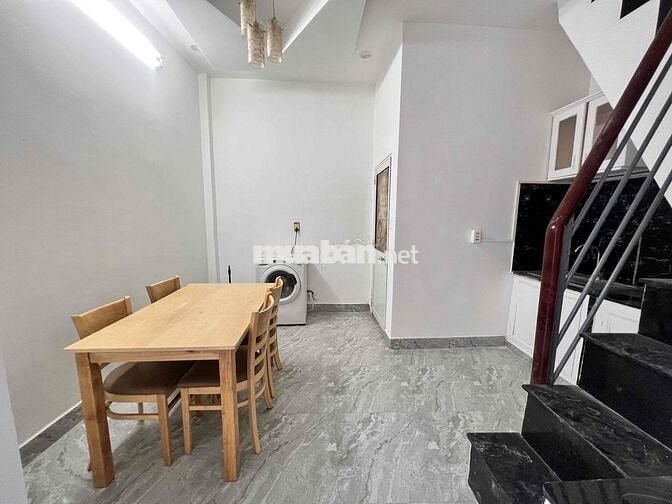 cho thuê nhà hẻm 48/ hồ biểu chánh pn dt:6x6 trệt lầu 2wc 2pn 1pk bếp