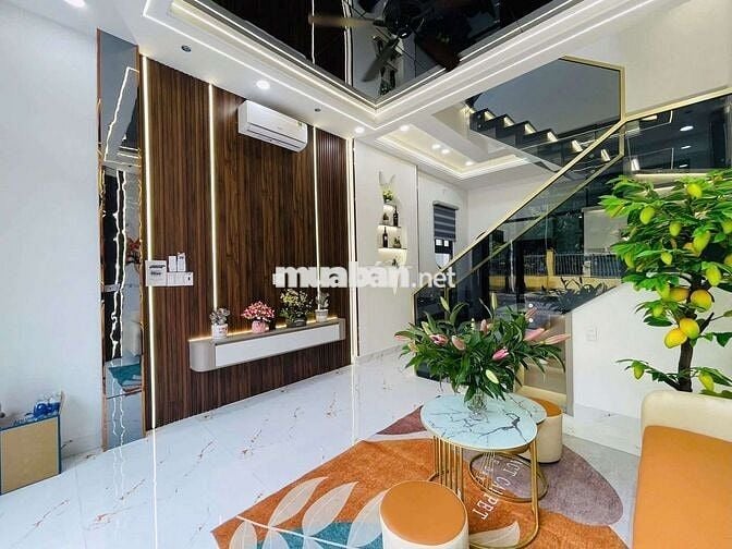 Bán nhà mặt tiền đường số 8 p11 gò vấp nhà mới đẹp full nội thất 5t980