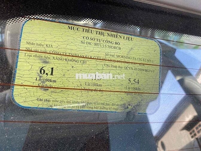 Kia Morning 2016 1.25 MT - 135252 km