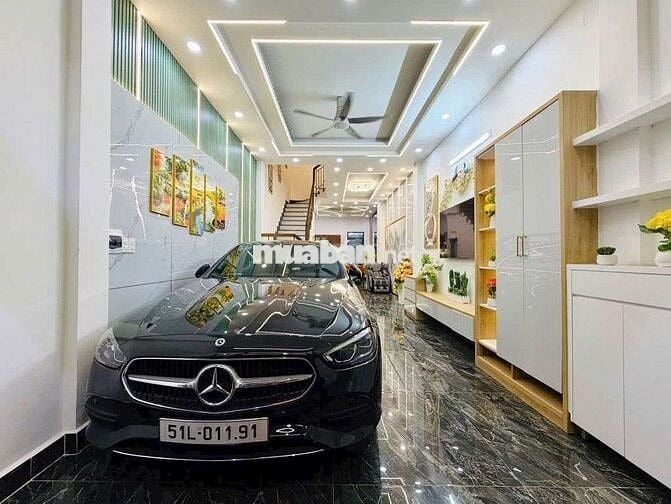 BÁN NHÀ QUANG TRUNG GÒ VẤP  4 TẦNG FULL NỘI THẤT Ô TÔ NGỦ TRONG NHÀ