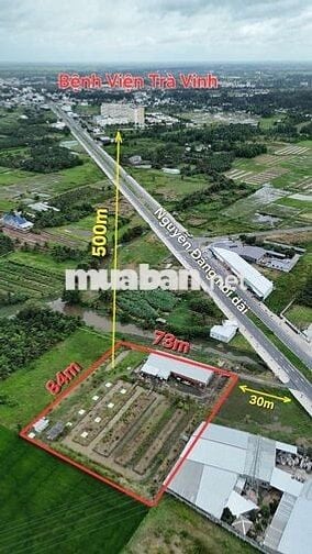 Bán 6.400m2 đất mặt tiền cách Bệnh Viện mới chỉ 500m