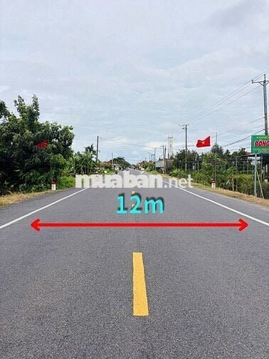 Mặt tiền 2388m2 quốc lộ 57 chợ lách Bến Tre