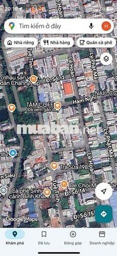 Đất nền mặt tiền đẹp KDC Sao Mai