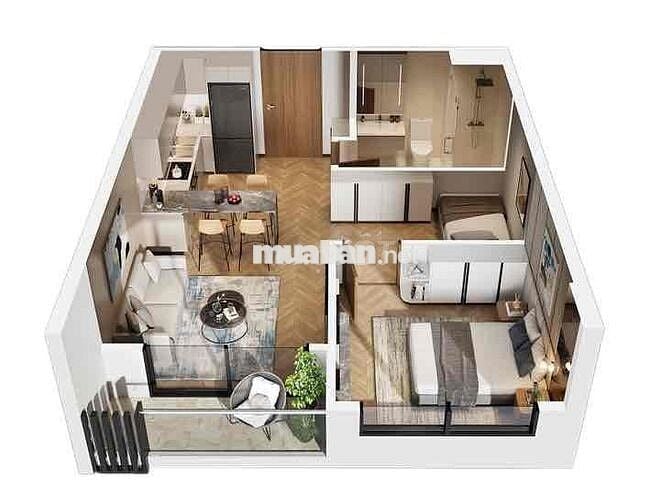 Bán căn hộ cao cấp 2 ngủ 70m2 Xuân Thuỷ, Cầu Giấy dự án Sun Feliza