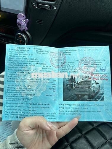 Kia Cerato 2017 1.6 MT - 129000 km