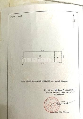 Chính Chủ Bán Đất Tặng Nhà Mặt Ngõ Chính KĐT Trung Yên 