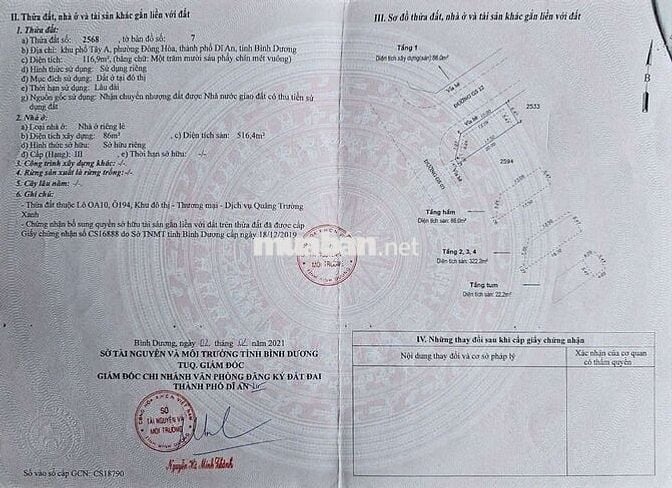 19,5tỷ CĂN GÓC KHU DÂN CƯ BIC (GO) DĨ AN