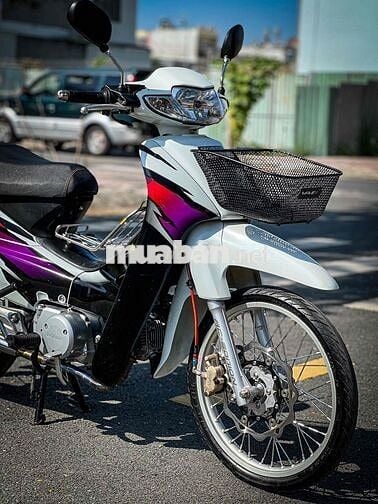 Honda Wave Anpha 204 Trắng Đen Tím