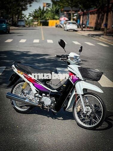 Honda Wave Anpha 204 Trắng Đen Tím
