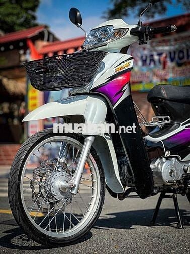 Honda Wave Anpha 204 Trắng Đen Tím