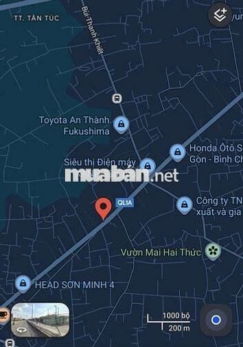 MTKD - KHO XƯỞNG (1.000m²) QL1A, BÌNH CHÁNH