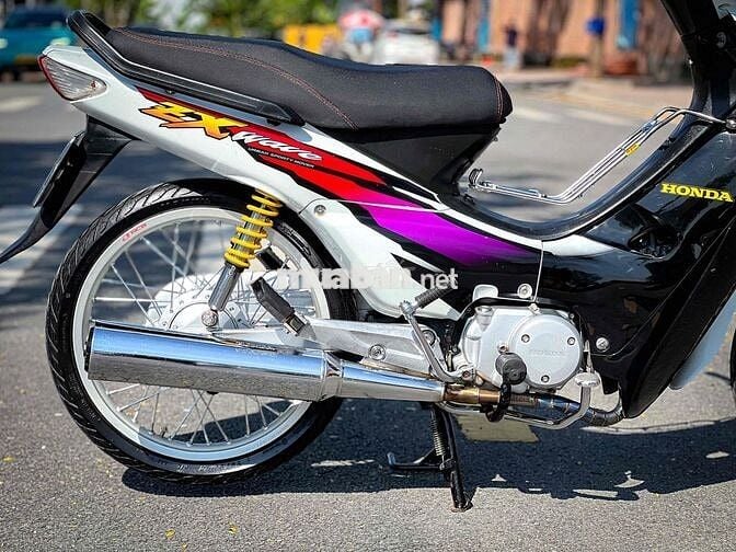 Honda Wave Anpha 204 Trắng Đen Tím