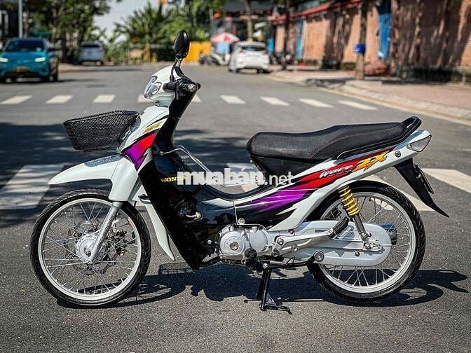 Honda Wave Anpha 204 Trắng Đen Tím