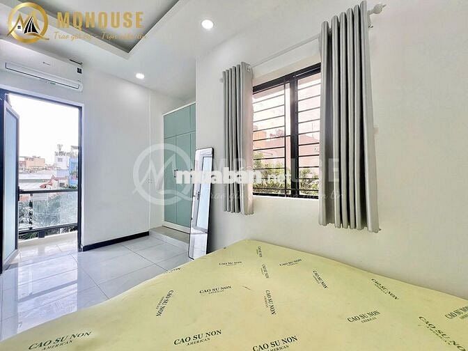 CHIẾC PHÒNG TONE XANH PASTEL🌸BANCOL_FULL NỘI THẤT✅PHAN VĂN TRỊ_GẦN VLU