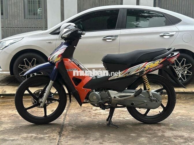 Honda Wave Alpha Xanh Cam Đen
