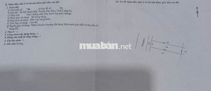 Chính chủ bán đất 4x18m 100% thổ cư sổ đỏ, xây dựng tự do