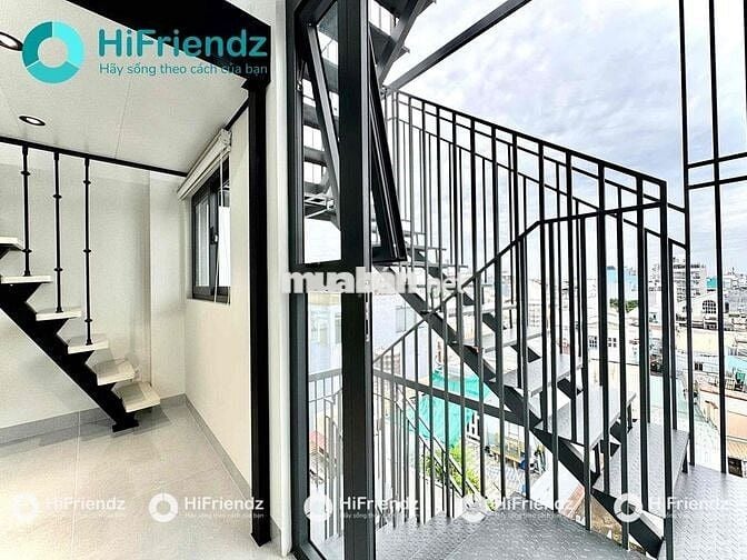 CỰC HOT!!CĂN HỘ DỊCH VỤ MỚI XÂY CÓ GÁC FULL NỘI THẤT NGAY KHU TÊN LỬA