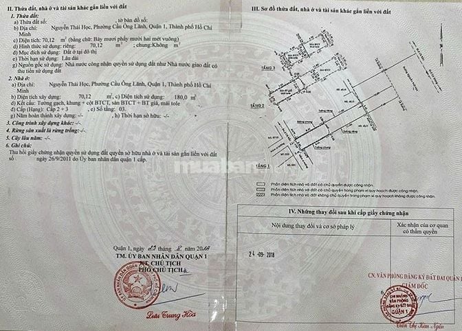 Bán nhà mặt tiền Nguyễn Thái Học, Quận 1, DT 137m2 ngang 7m, 3 tầng