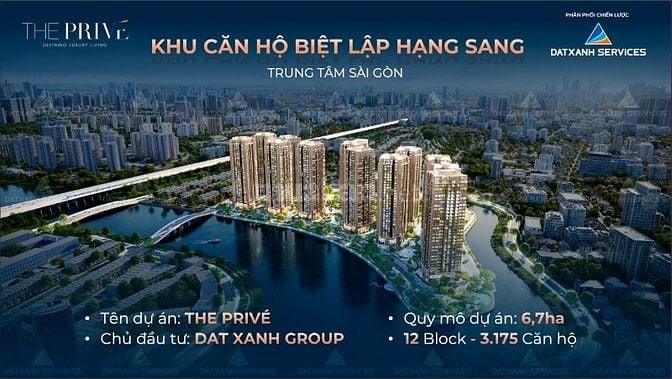 Căn hộ cao cấp 2 phòng ngủ THE PRIVE Tháp 10 suất ngoại giao view tầng