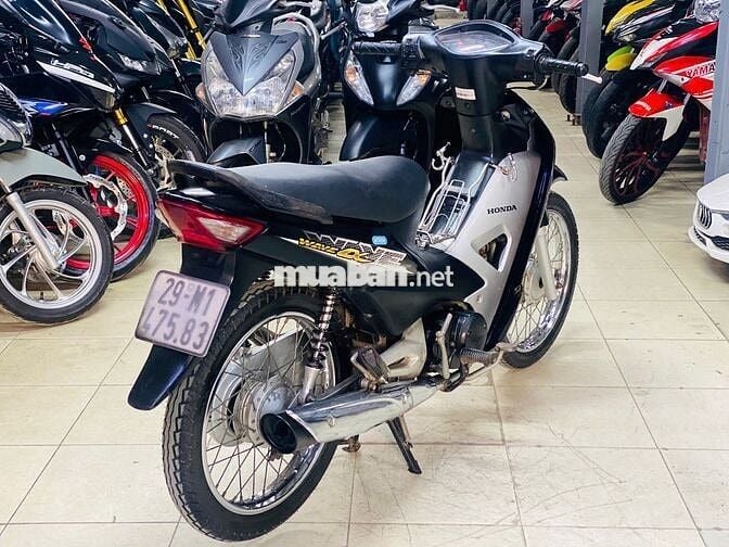 XE MÁY THỊNH PHÁT - WAVE A 100 ĐEN BÓNG ĐỜI CHÓT