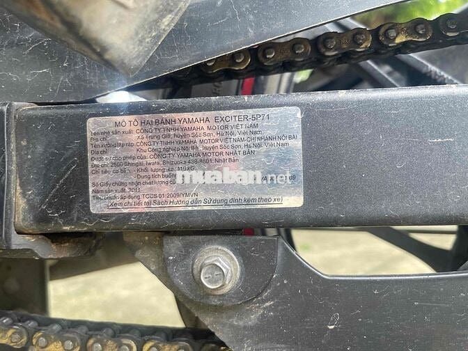 exciter 2010 5p71 cuối đời đăng ký 2011