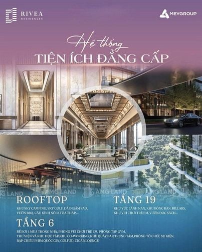 Bán căn hộ hạng sang Rivea Residences kề vành đai 2- Cận sông Hồng!