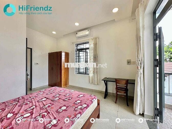 Căn Hộ 1PN Full Nội Thất Ban Công Gần Go Dĩ An, Cầu vượt Linh Xuân