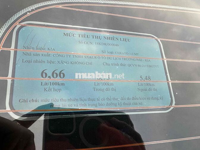 Kia Cerato 2021 1.6 MT - 54000 km