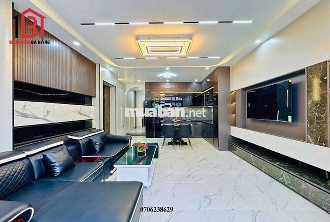 🔴🆘 Nhà Đẹp Hòa Minh 🆘 2 tầng mới đẹp mặt tiền đường hòa phú 19