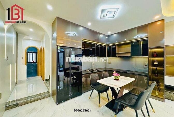 🔴🆘 Nhà Đẹp Hòa Minh 🆘 2 tầng mới đẹp mặt tiền đường hòa phú 19