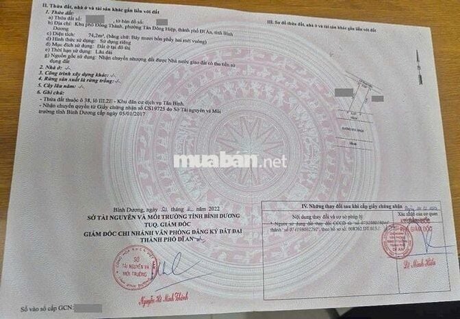 Đất kdc Biconsi phường Tân Bình Tp Dĩ An