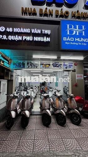 Vespa Sprint Vàng đồng TFT & Hồng Poecher