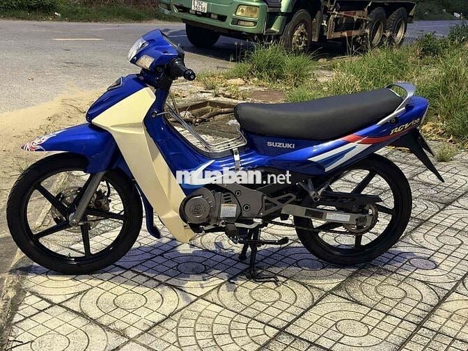 Suzuki Xipo RGV 120 2002 Xanh Trắng Full loại zin