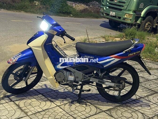 Suzuki Xipo RGV 120 2002 Xanh Trắng Full loại zin