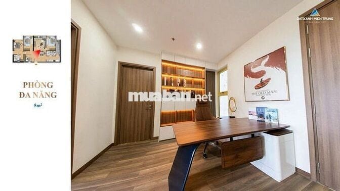 STUDIO SUN CORA HÒA XUÂN, CĂN HỘ TẠI KHU ĐÔ THỊ ĐẲNG CẤP, GIÁ TỪ CĐT