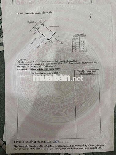 Đất 40m2 ngang 4,2m HXH 5m Cống Mỹ, 709 triệu