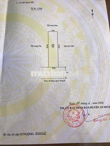 Đất 100m2 ngang 5m MT đường 12m Đồng Hải, An Hưng 1,24 tỷ