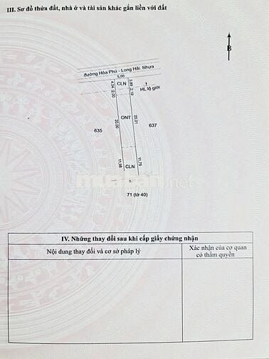 CHÍNH CHỦ BÁN ĐẤT THỔ CƯ TẠI XÃ LONG BÌNH, GÒ CÔNG TÂY TIỀN GIANG