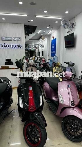 Vespa Sprint 2022 Đen Nhám chính chủ công chứng