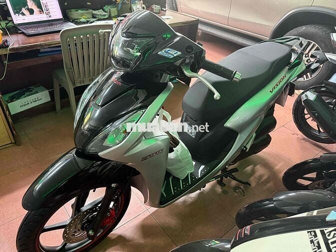 Honda Vision 2025 Thể thao Bạc Odo 1K Full Đồ Chơi