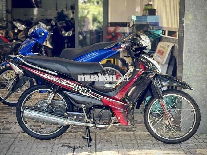 Xe máy SYM Elegant 50 Đen Đỏ