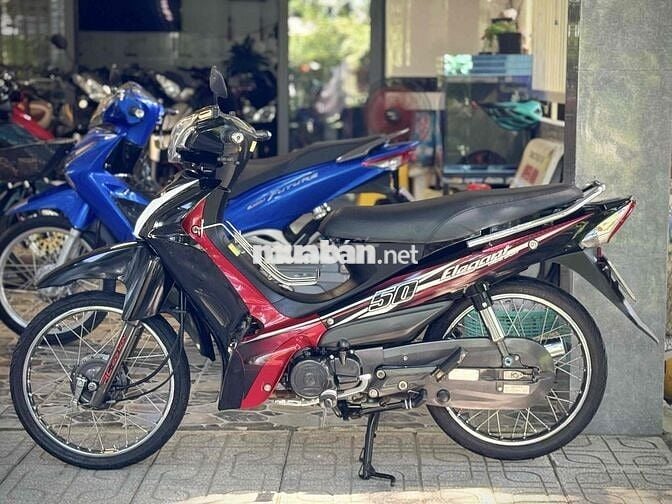 Xe máy SYM Elegant 50 Đen Đỏ