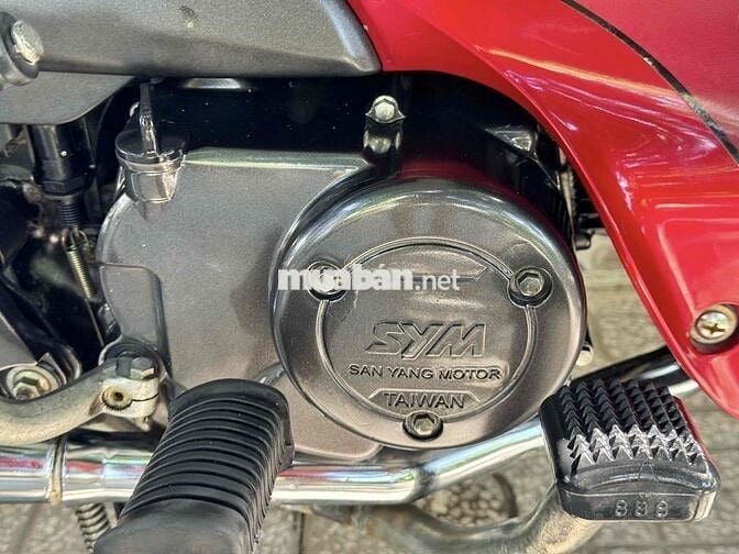 Xe máy SYM Elegant 50 Đen Đỏ
