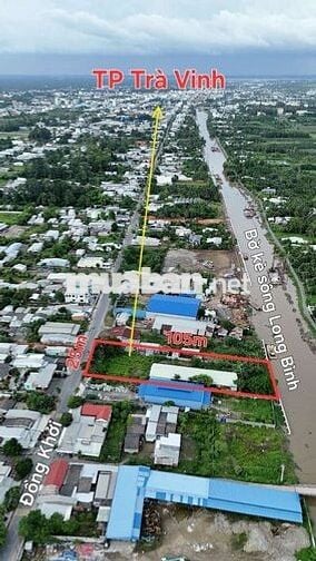 Bán 2.400m2 đất 2 mặt tiền trước là Đồng Khởi sau bờ kè Sông Long Bình