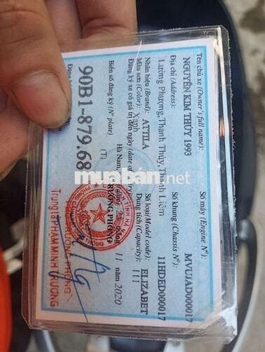 Xe Attila fi còn rất mới