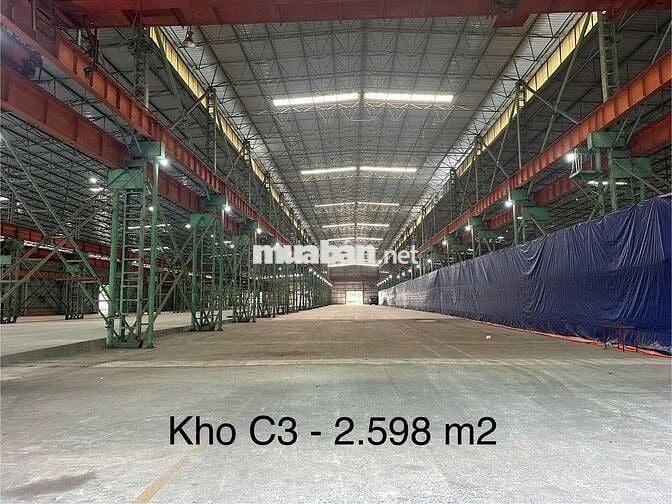 Cho Thuê Kho 13.000m² Linh Hoạt Từ 2500m² PCCC Nghiệm Thu,Cont 24/24