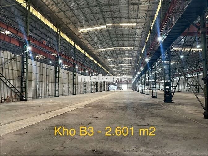 Cho Thuê Kho 13.000m² Linh Hoạt Từ 2500m² PCCC Nghiệm Thu,Cont 24/24