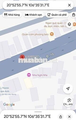 Nhà cấp 4 Mặt tiền Quốc Lộ 10 Bắc Sơn, An Dương 2,03 tỷ đồng